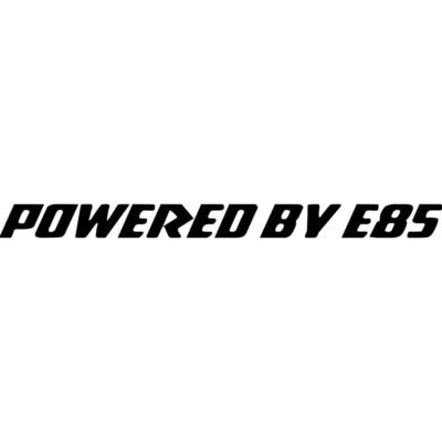Powered By E85 Decal