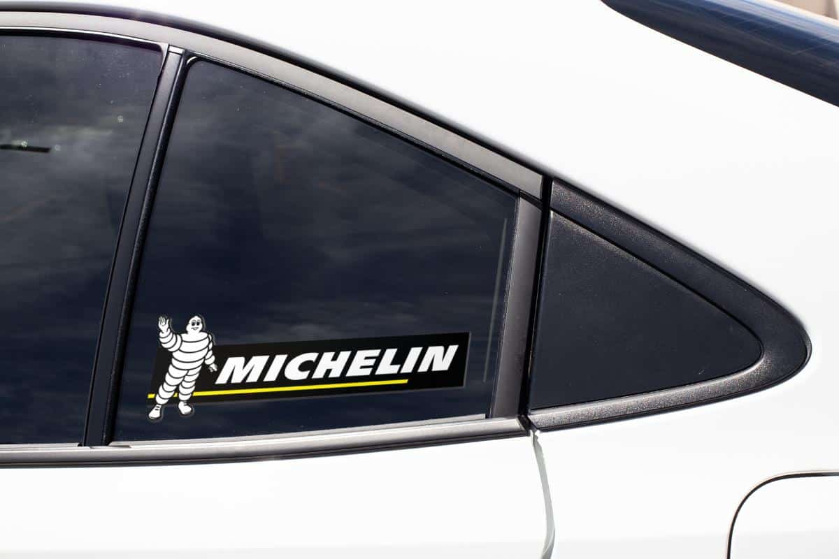 thumbnail image 2 of Cool Michelin Man Decal - Drag Racing Sticker For Motorcycle, Truck, Or Laptop - Waterproof Vinyl 2 of 4