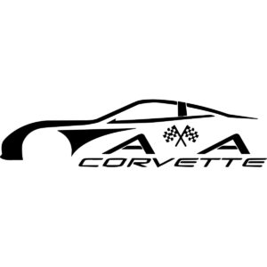 A&A Corvette Decal Sticker