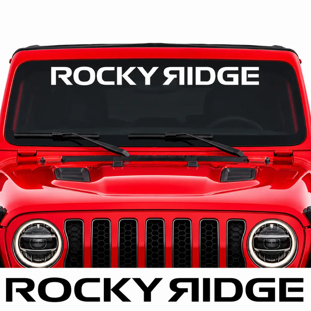 Rocky Ridge Windshield Banner