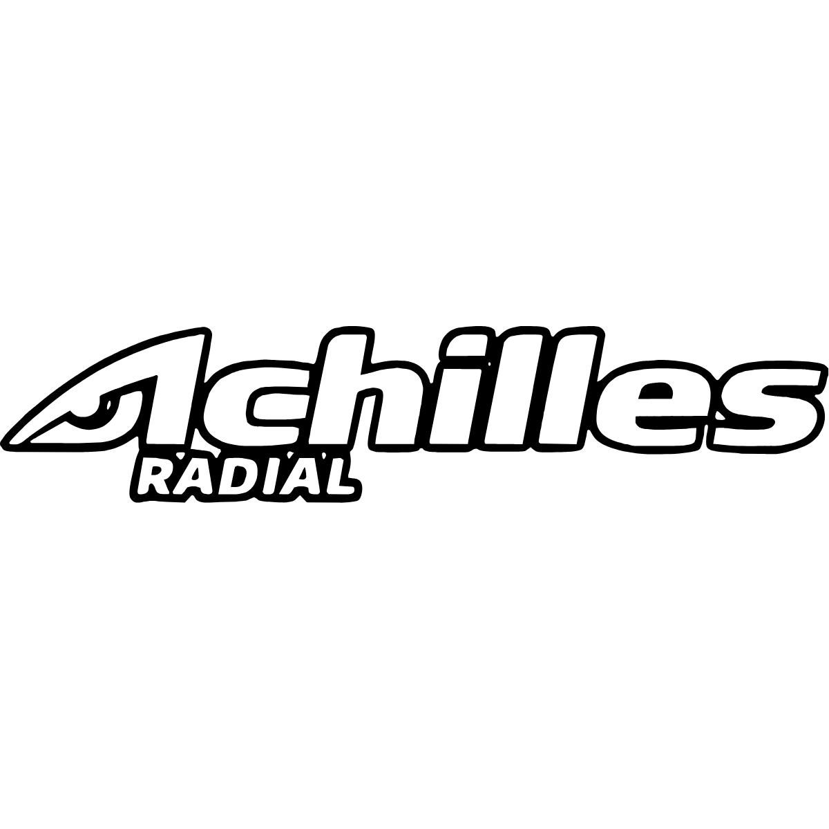 Achilles Radials Outline Decal
