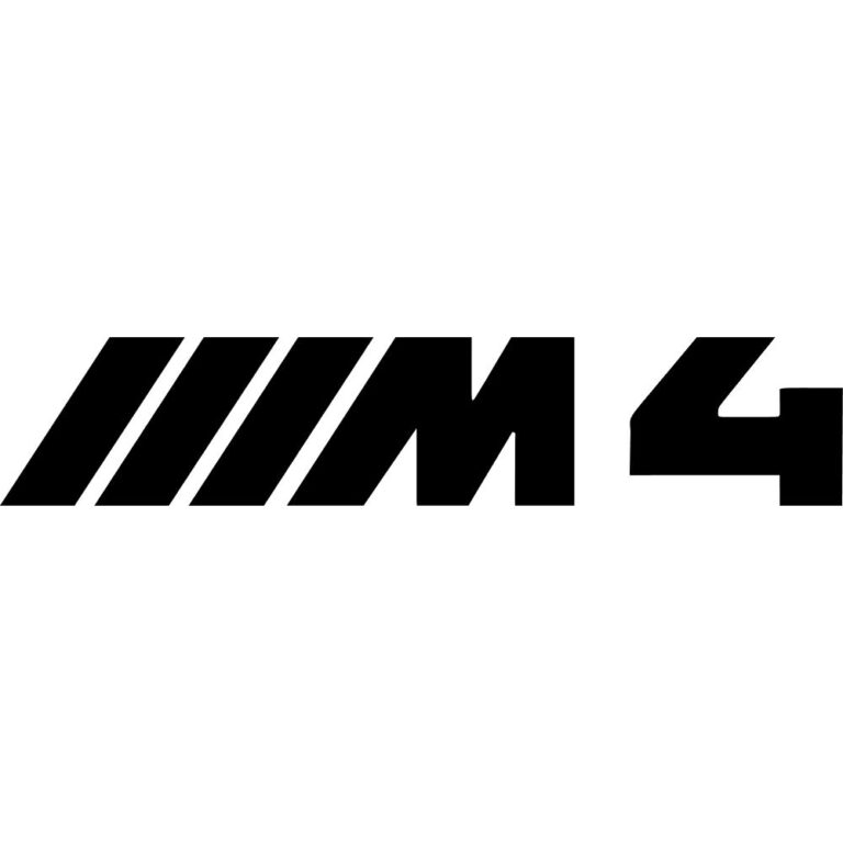 BMW M4 Decal