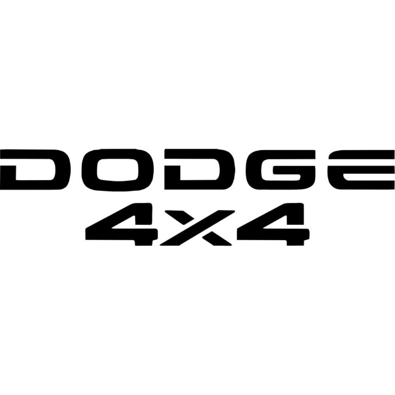 Dodge 4x4 Decal