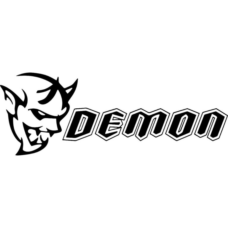 Dodge Demon Decal