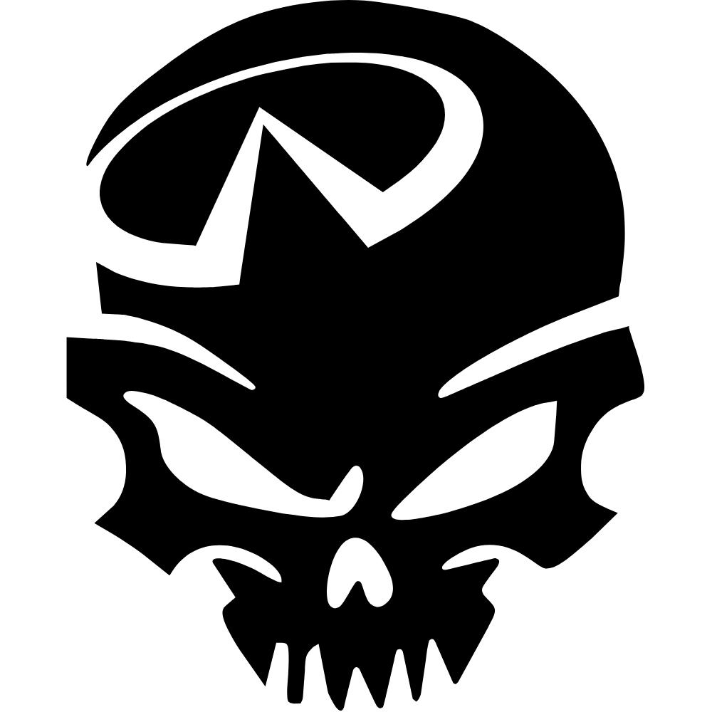 Infiniti Skull Decal