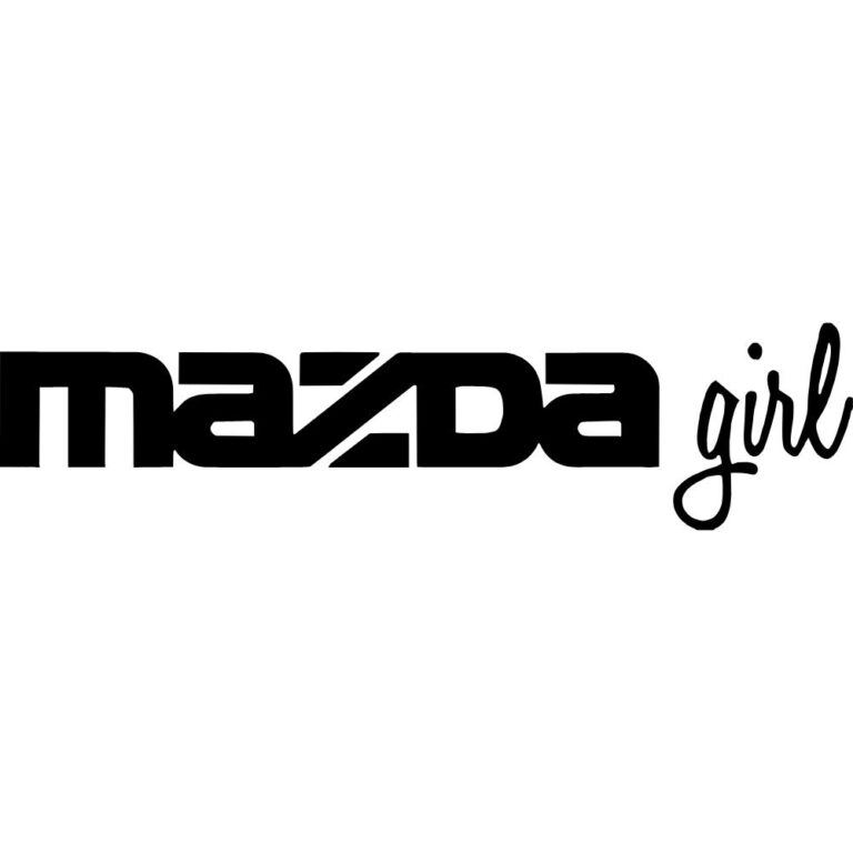 Mazda Girl Decal