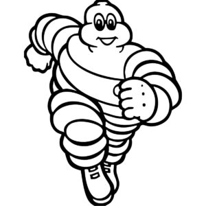 Michelin Man Decal Sticker