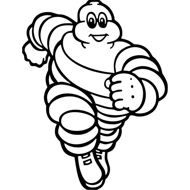 Michelin Man Decal Sticker