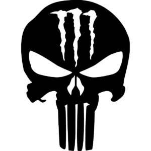 Monster Energy Punisher Decal