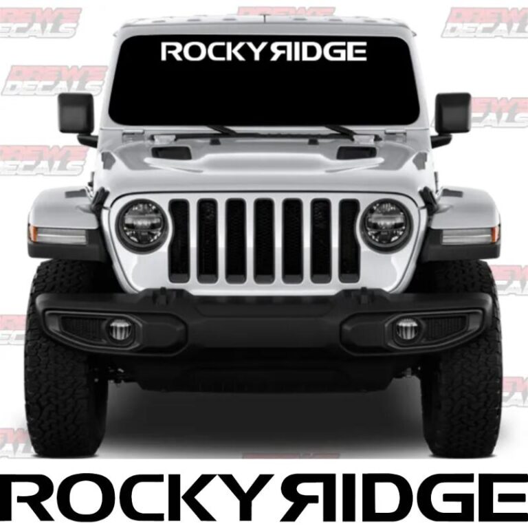 Rocky Ridge Windshield Banner