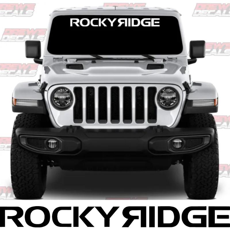 Rocky Ridge Windshield Banner