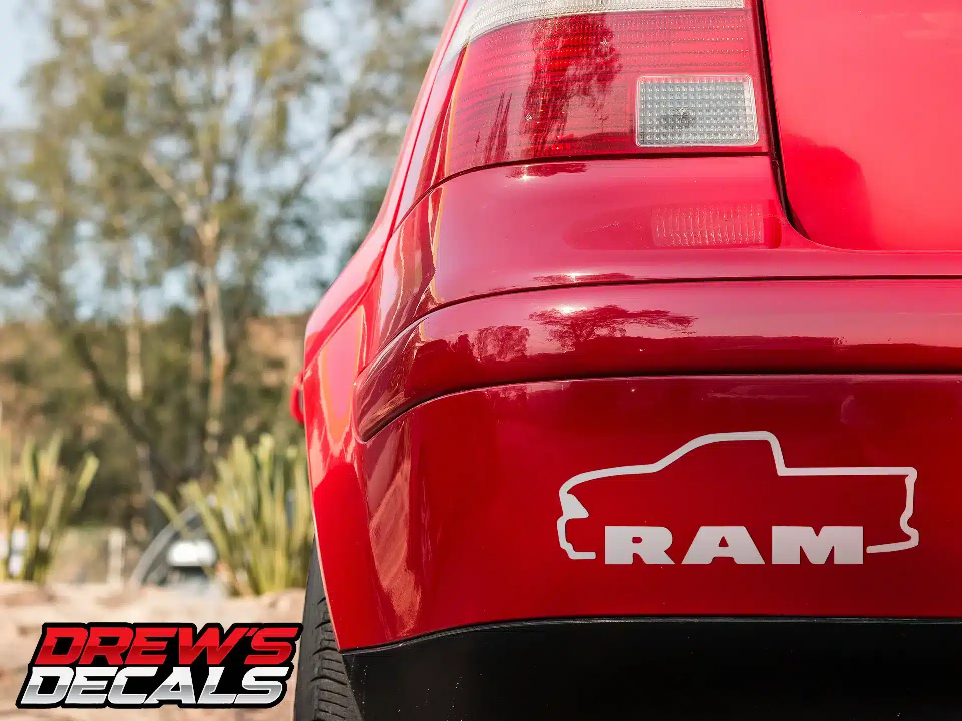 Dodge Ram Silhouette Decal