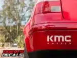 KMC Wheels Decal