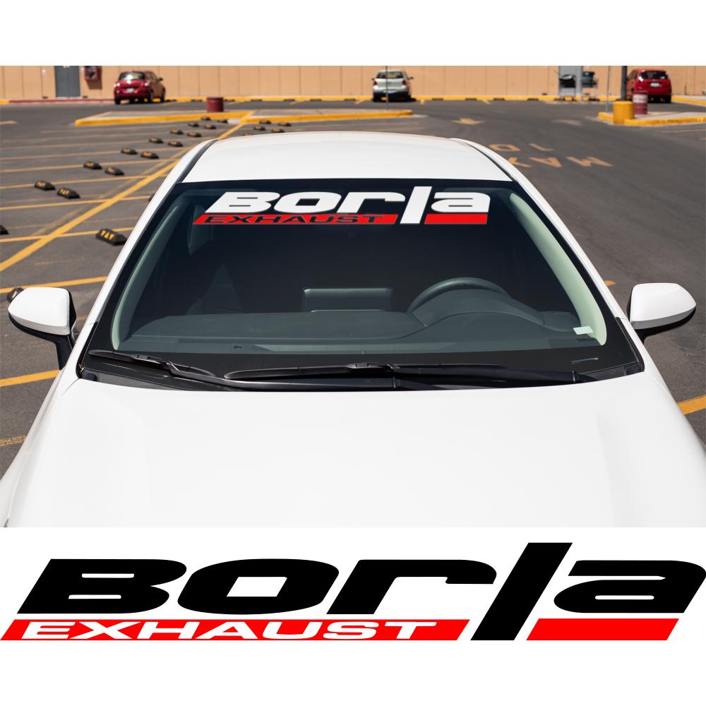 Borla Exhaust Windshield Banner