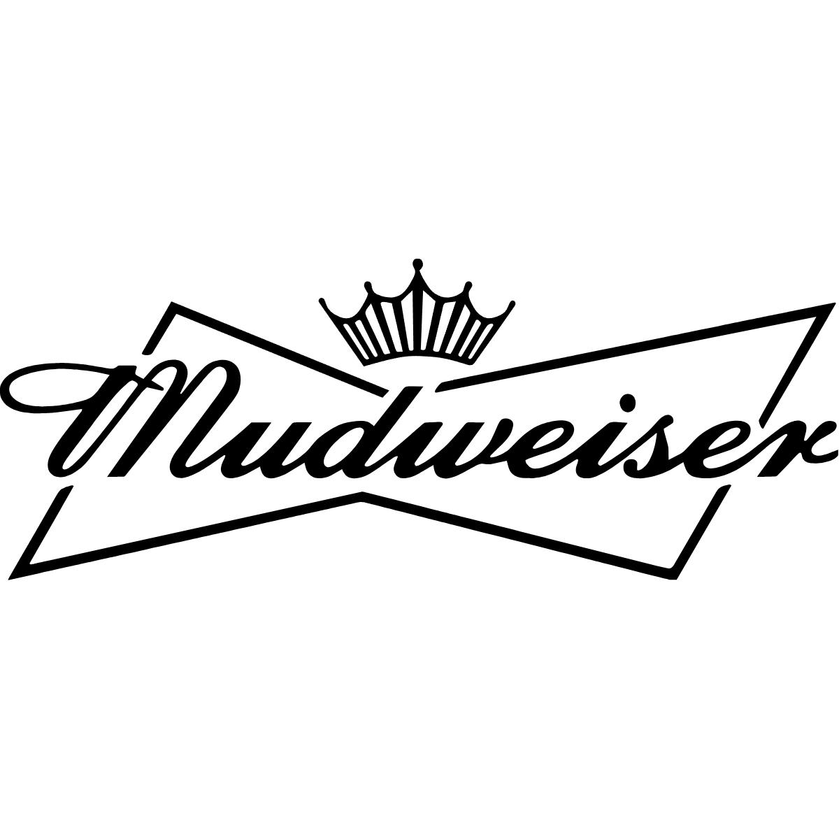Mudweiser Budweiser Decal