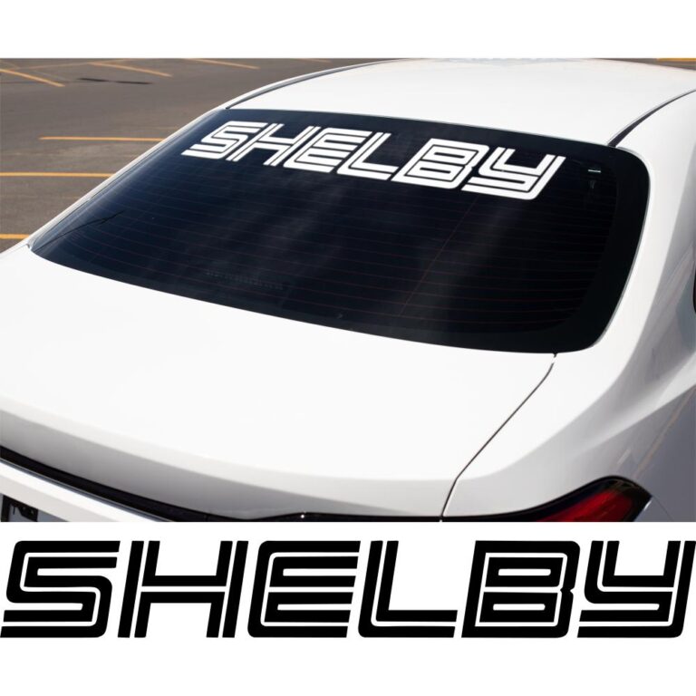 Shelby Outline Windshield Banner