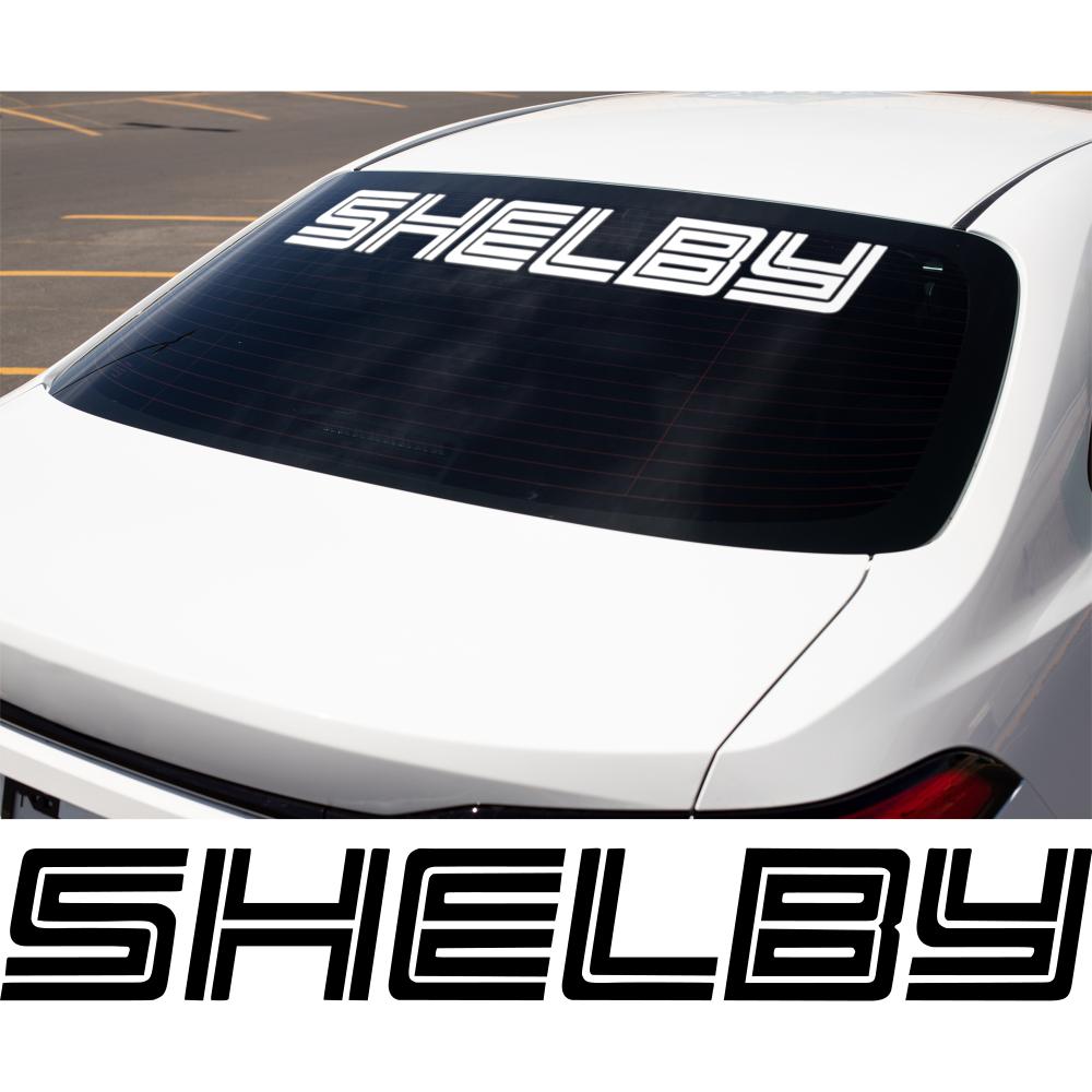 Shelby Outline Windshield Banner