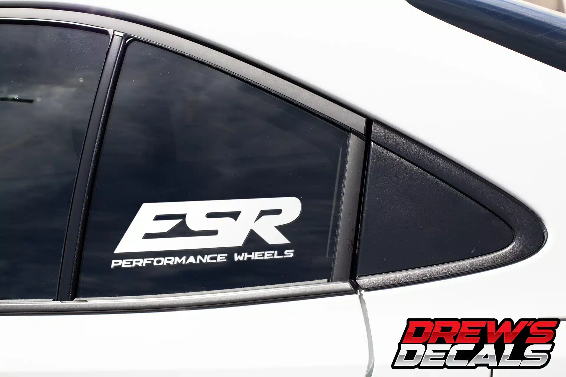 ESR Performance Wheels Decal