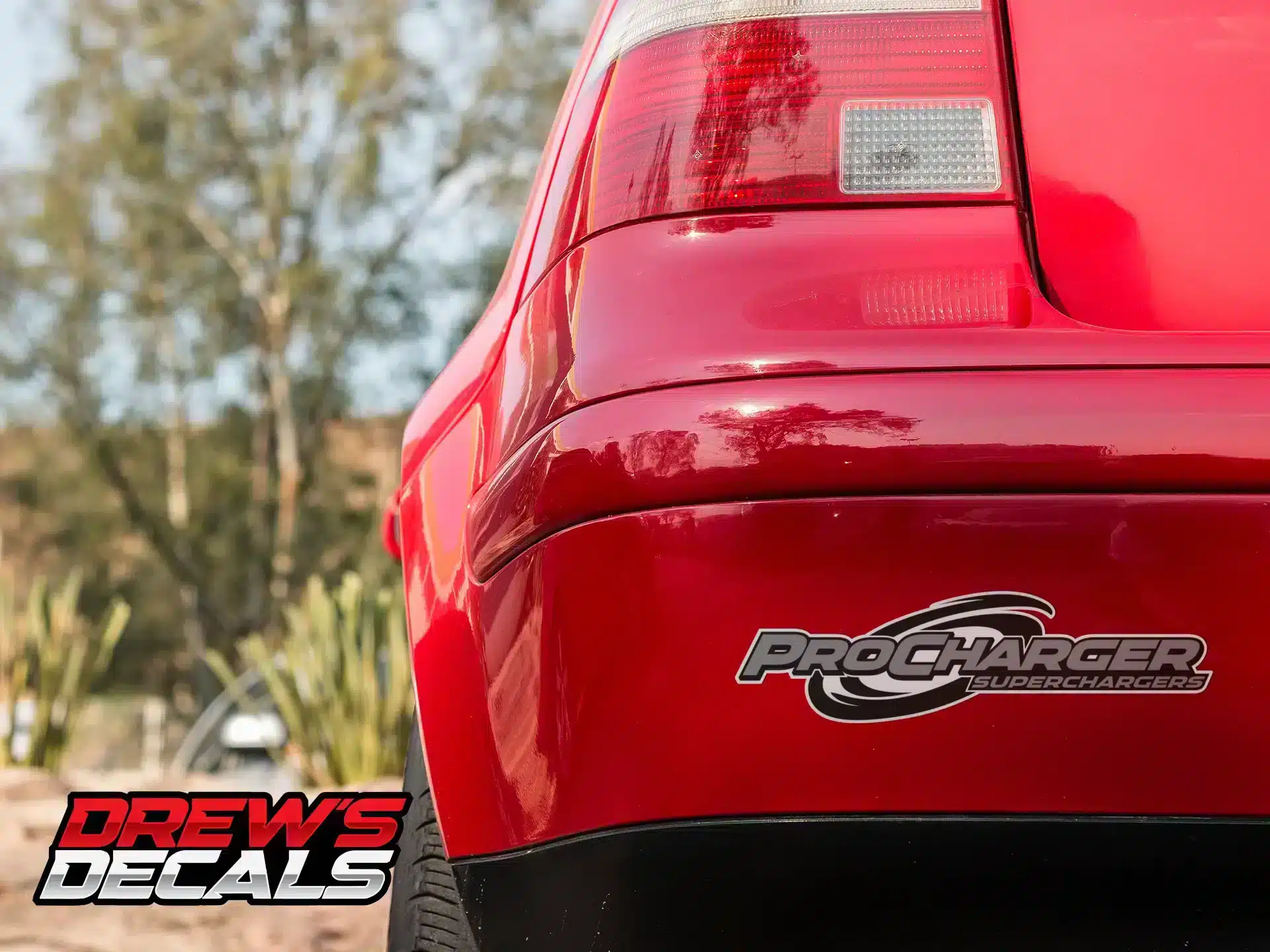 ProCharger Silver/Black Decal