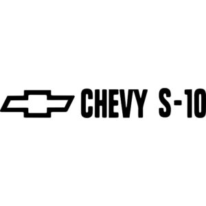 Chevy S-10 Decal