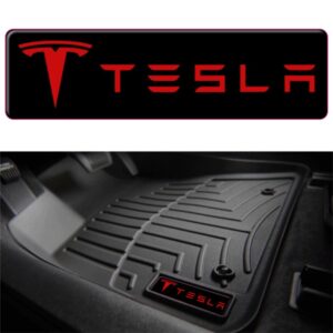 Tesla WeatherTech Floor Mat Badge