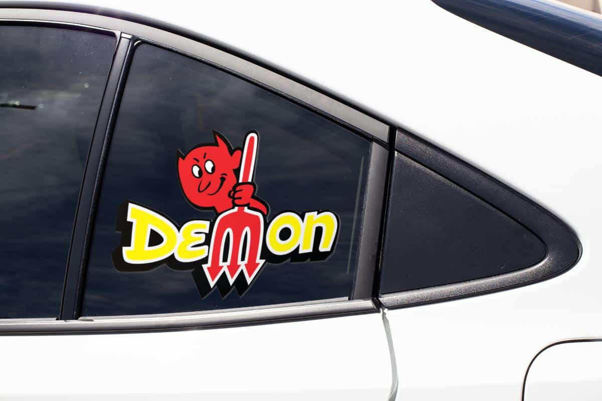 Dodge Demon Vintage Decal