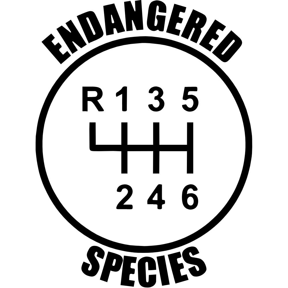 Endangered Species Manual Decal
