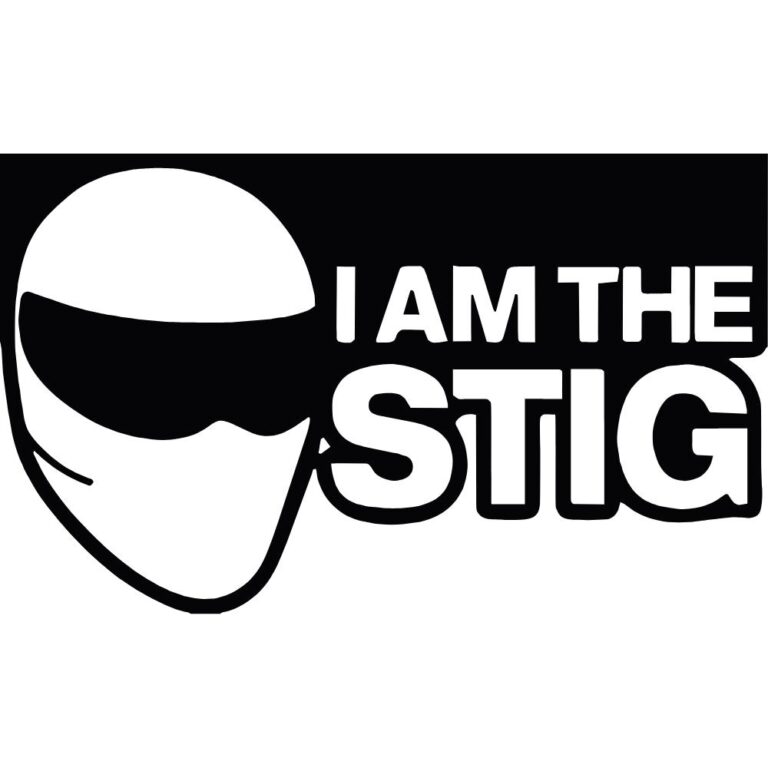 I Am The Stig Decal