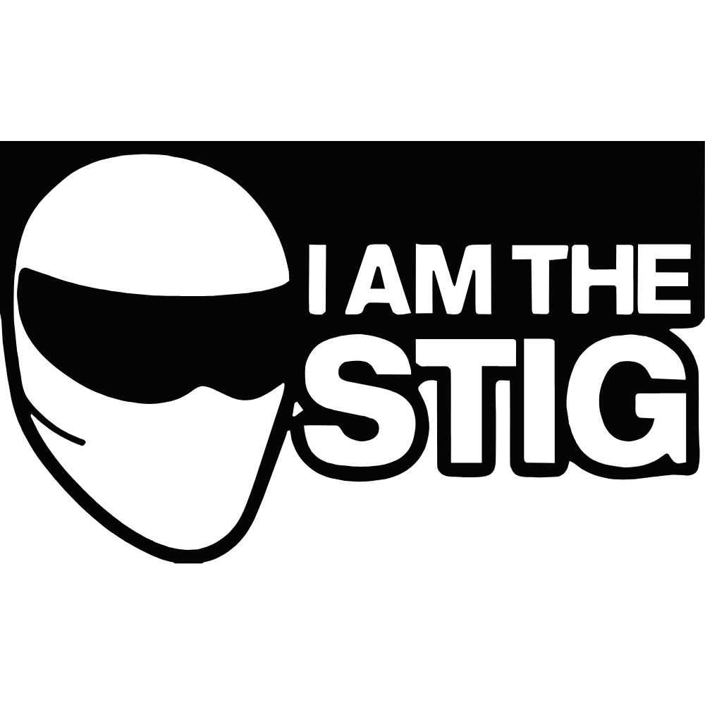 I Am The Stig Decal