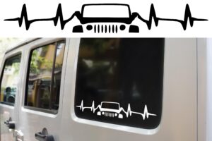 Jeep Heartbeat Decal