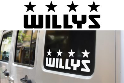 Jeep Willys Star Decal