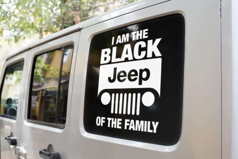 I Am The Black Jeep Of The Family Decal