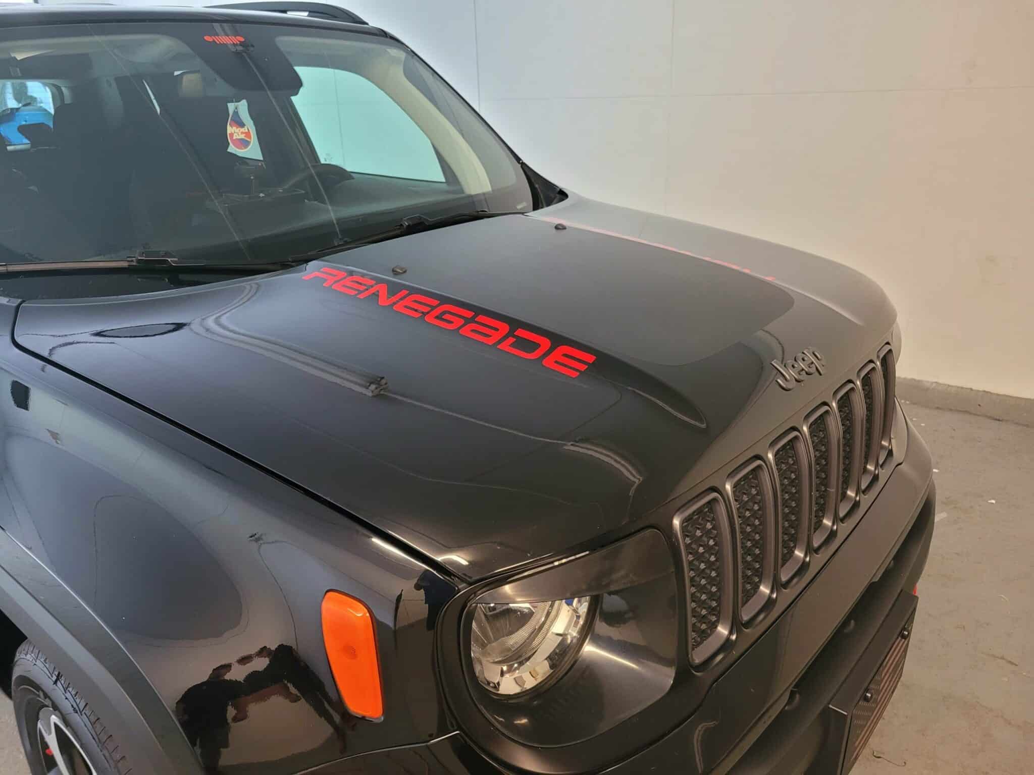 22" Jeep Renegade Hood Decals (2)