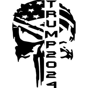 Trump 2024 Punisher Decal