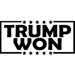 Trump Won Decal