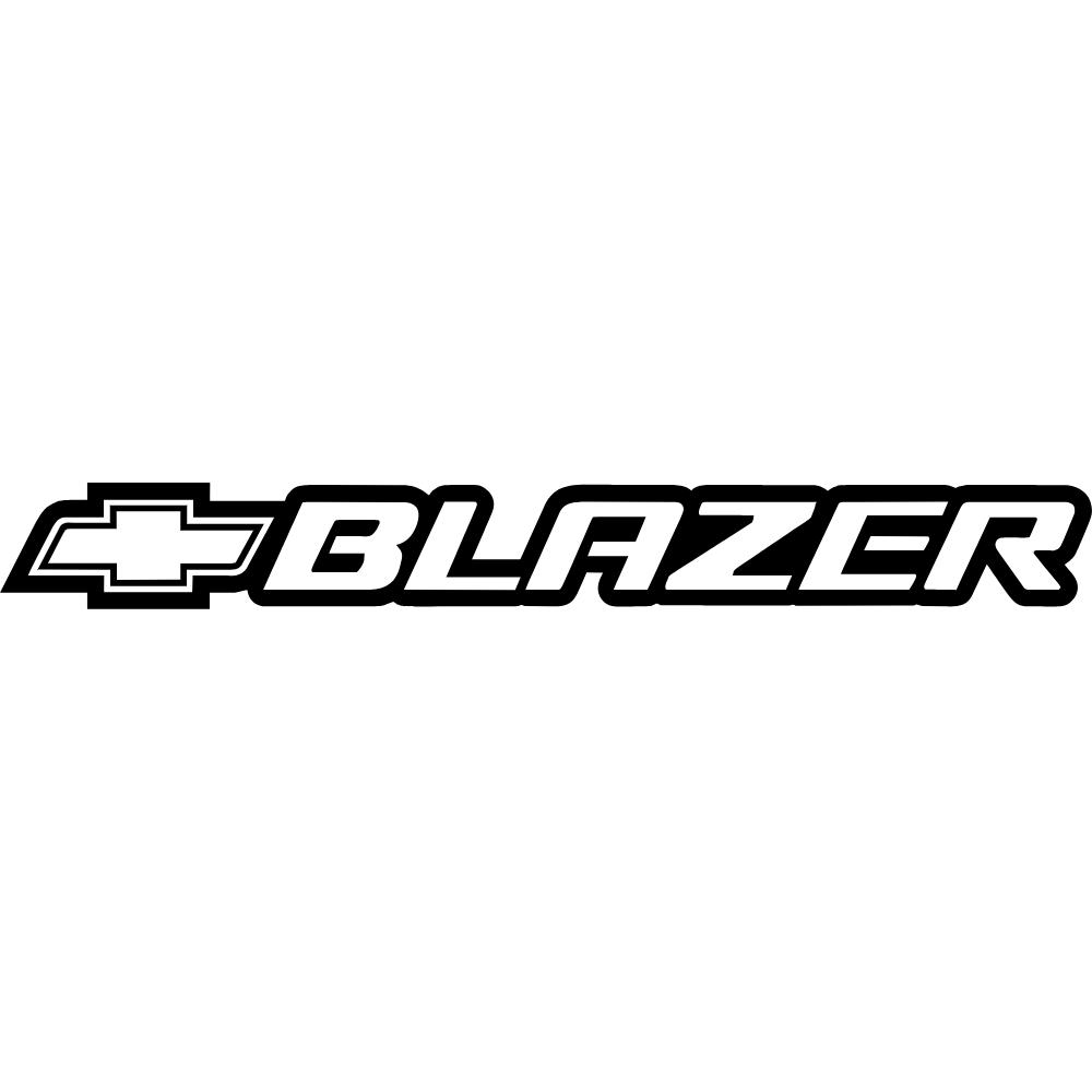 Chevy Blazer Outline Decal