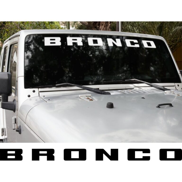 Ford Bronco Windshield Banner