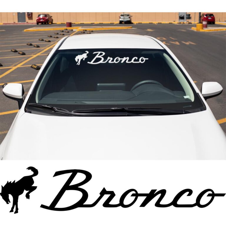 Ford Bronco Windshield Banner