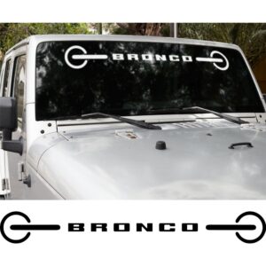 Ford Bronco Windshield Banner