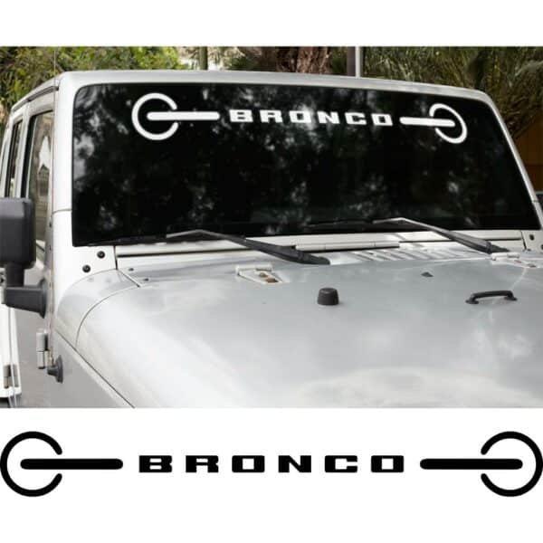 Ford Bronco Windshield Banner