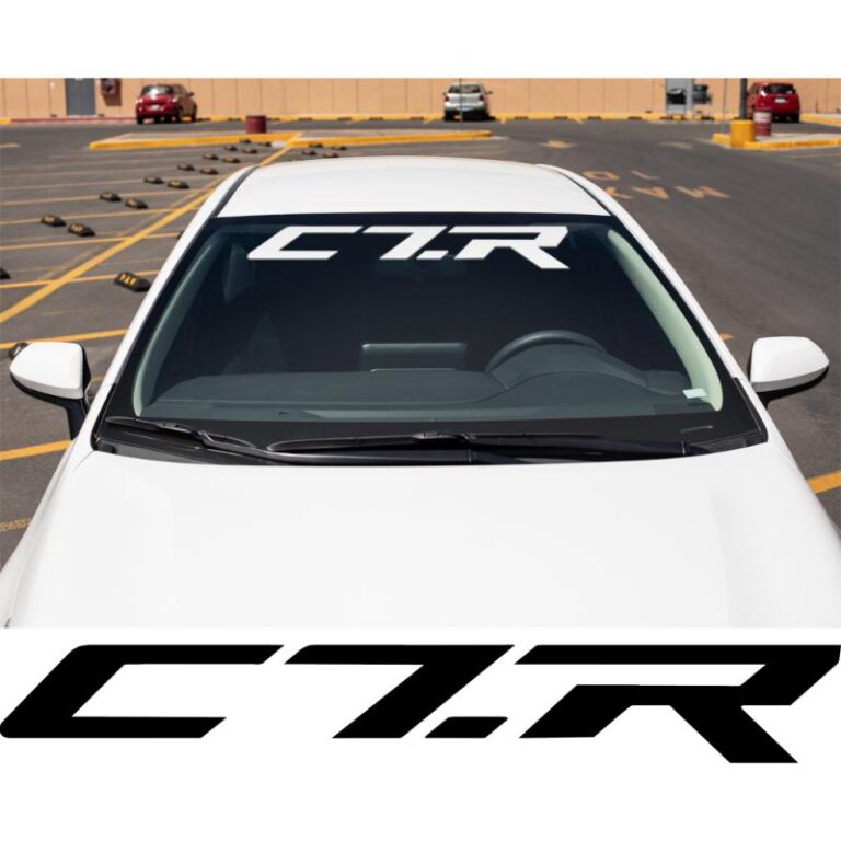 Corvette C7R Windshield Banner
