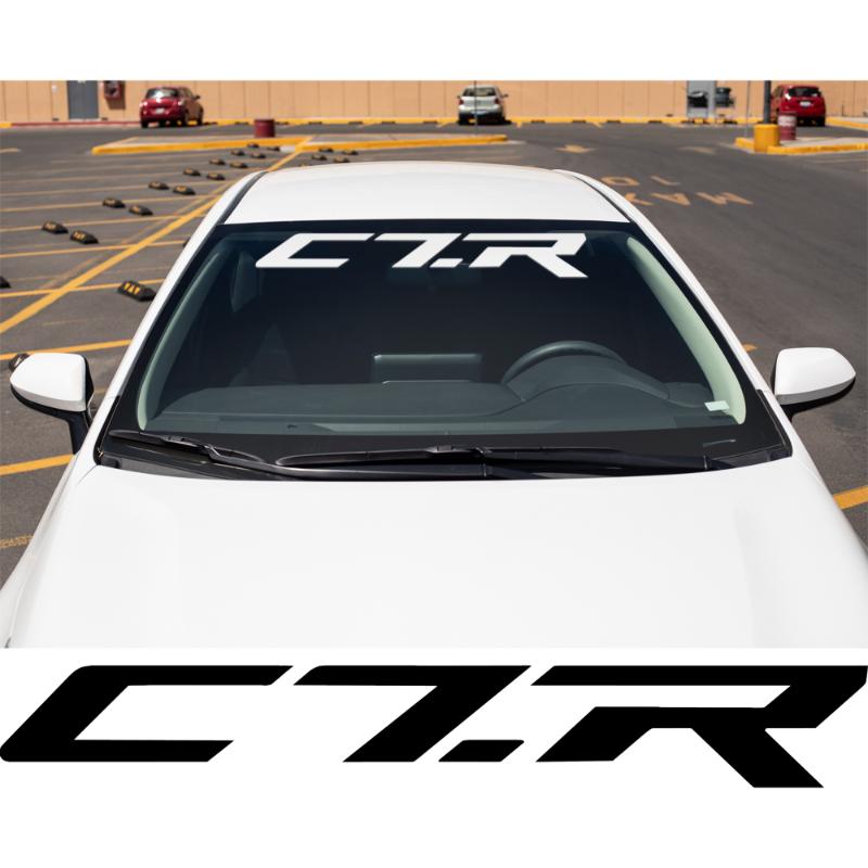 Corvette C7R Windshield Banner