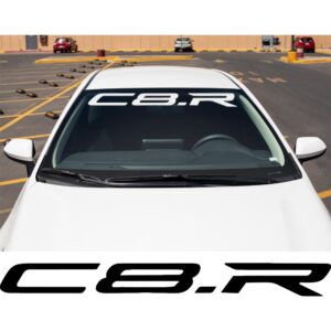 Corvette C8R Windshield Banner