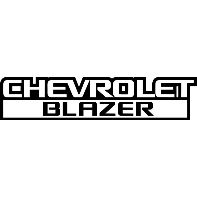 Chevrolet Blazer Decal