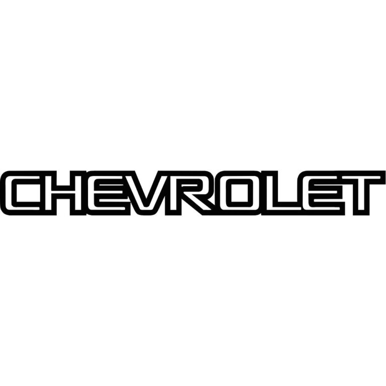 Chevrolet Outline Decal
