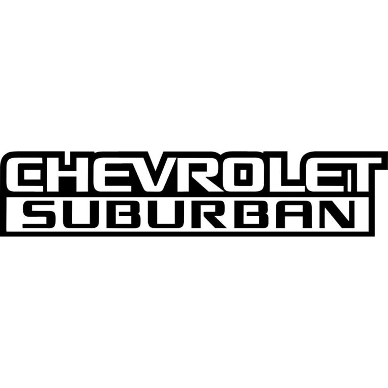 Chevrolet Suburban Decal