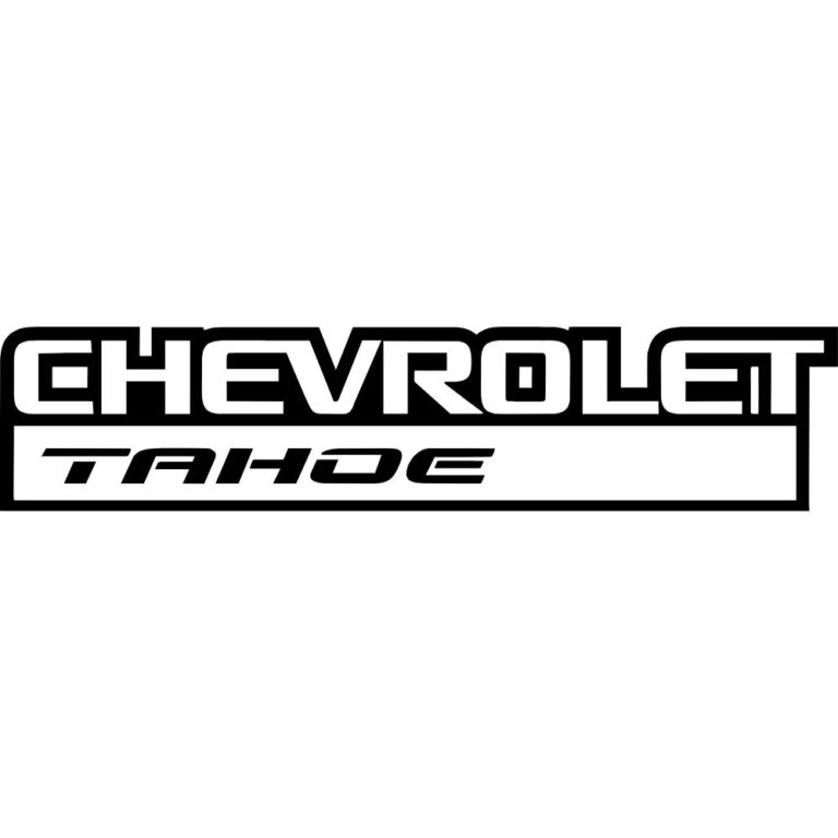 Chevrolet Tahoe Decal
