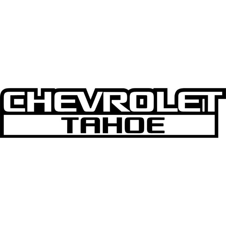 Chevrolet Tahoe Decal