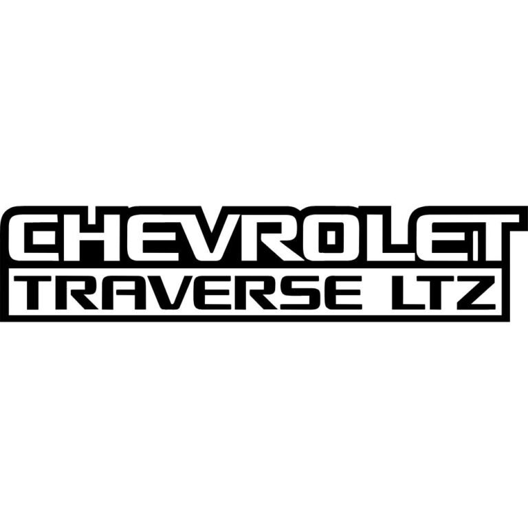 Chevrolet Traverse LTZ Decal