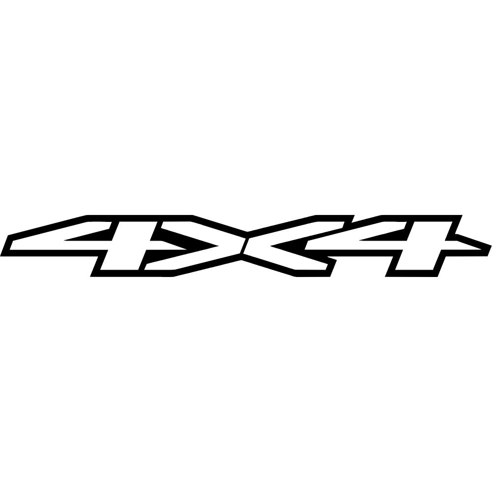 Chevy 4x4 Outline Decal